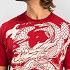 Футболка мужская VENUM Dragon’s Flight Men’s Cherry Red Cream White
