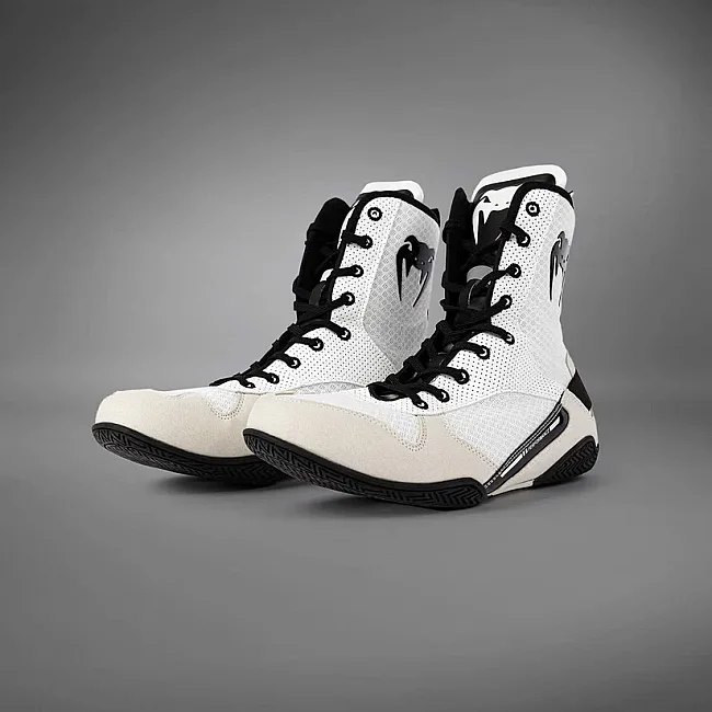 Боксерки для бокса VENUM Elite White Black