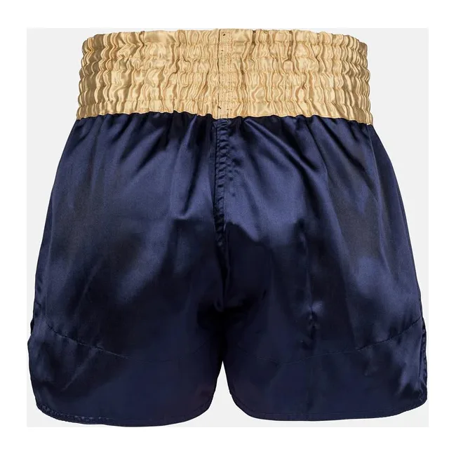 Шорти для Муай Тай VENUM Classic Navy Blue Gold