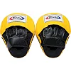 Лапы для бокса FAIRTEX FMV9 Ultimate Contured Black Yellow