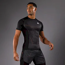 Рашгард VENUM Technical 3.0 Short Sleeve Graphite