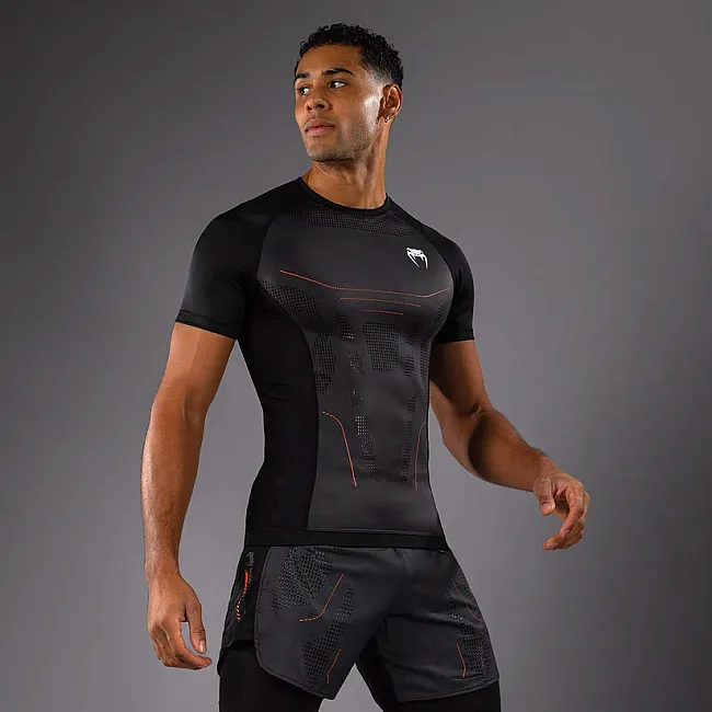 Рашгард VENUM Technical 3.0 Short Sleeve Graphite