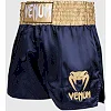 Шорти для Муай Тай VENUM Classic Navy Blue Gold
