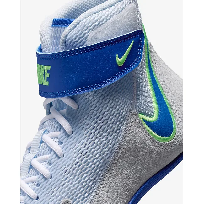Детские борцовки NIKE Youth Speedsweep VIII GS Blue Tint Hyper Royal Lime Blast White