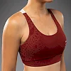 Жіночий спортивний бюстгальтер VENUM Serpenti Burgundy Ivory