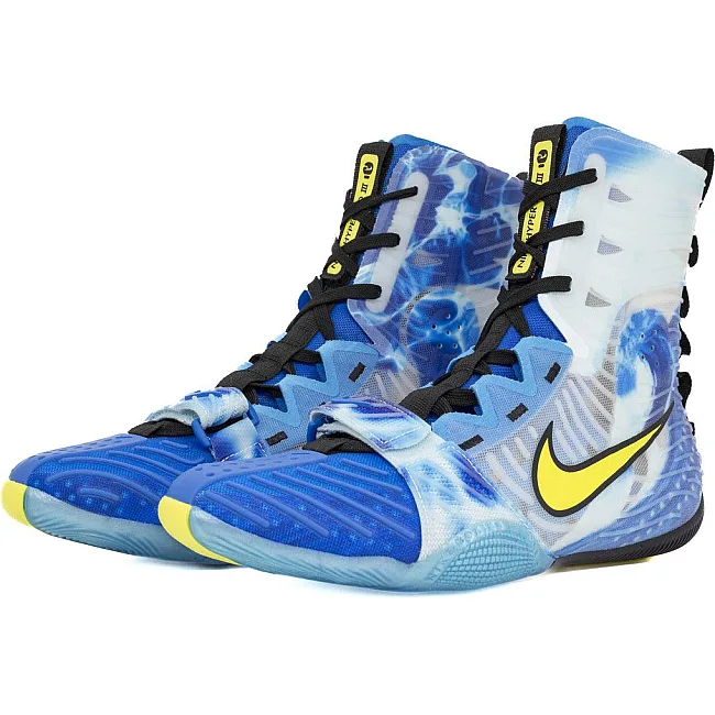 Боксери для боксу NIKE Hyperko 3 SE Photo Blue Sonic Yellow