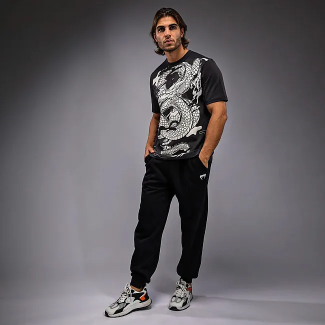 Футболка чоловіча VENUM Dragon's Flight Men's Charcoal Grey Cream White