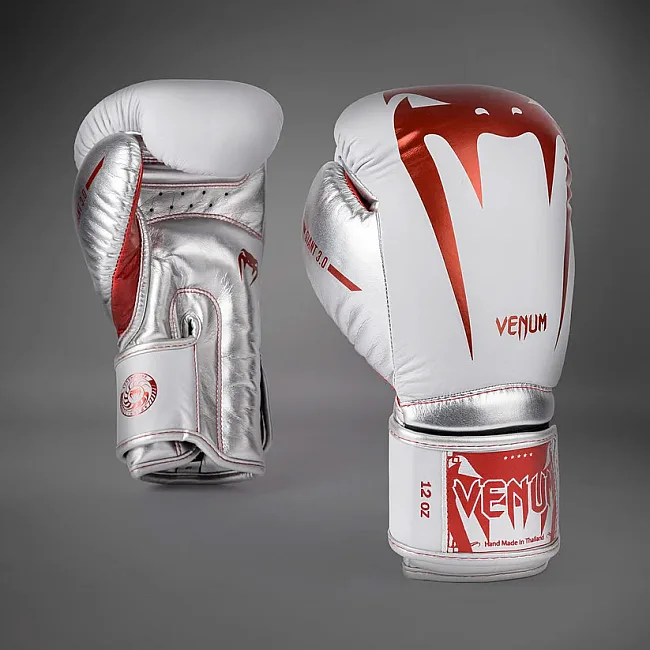 Перчатки для бокса VENUM Giant 3.0 Red Silver