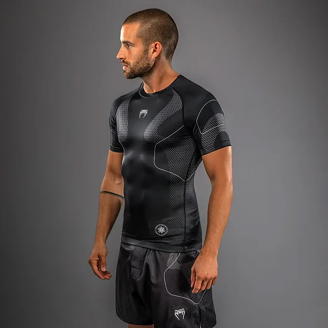 Рашгард VENUM Nexus Short Sleeve Black Silver