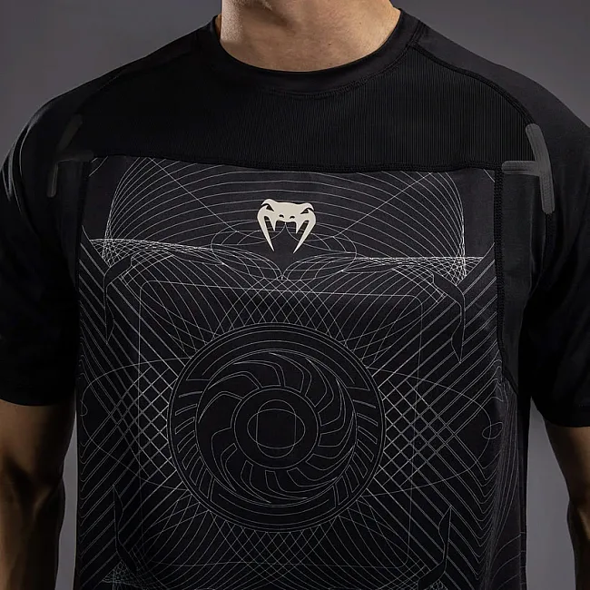 Футболка чоловіча VENUM G-Fit Air Mens Dry-Tech Deep Black Desert Sand
