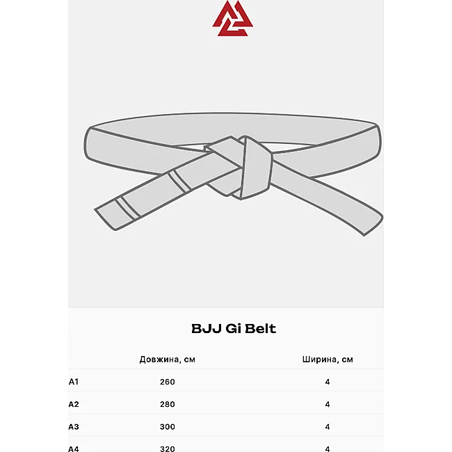Пояс для кімоно PERESVIT Conflict Premium BJJ Belt White