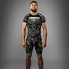Рашгард VENUM Invader Short Sleeve Black Sand