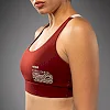 Женский спортивный бюстгальтер VENUM Serpenti Burgundy Ivory