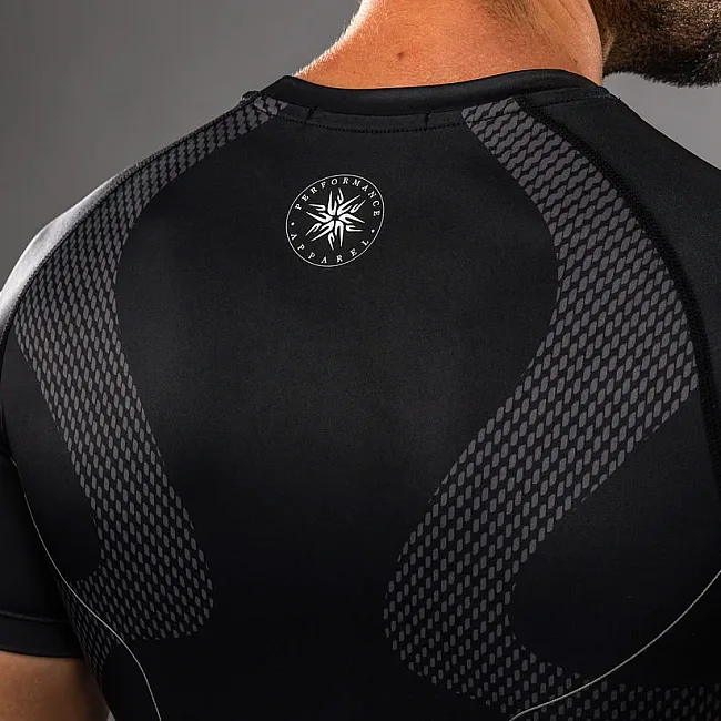 Рашгард VENUM Nexus Short Sleeve Black Silver