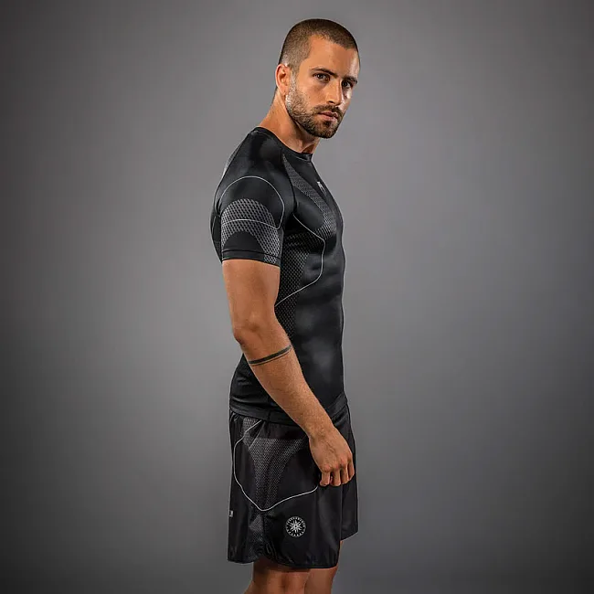 Рашгард VENUM Nexus Short Sleeve Black Silver