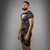 Рашгард VENUM Invader Short Sleeve Black Sand