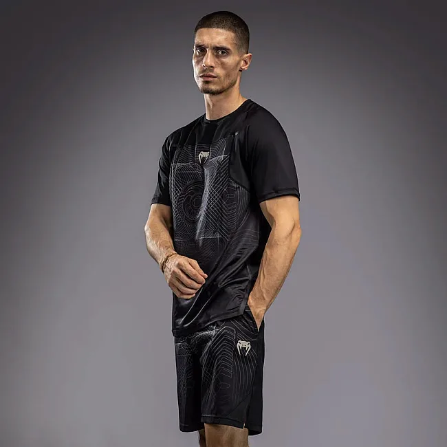 Футболка чоловіча VENUM G-Fit Air Mens Dry-Tech Deep Black Desert Sand