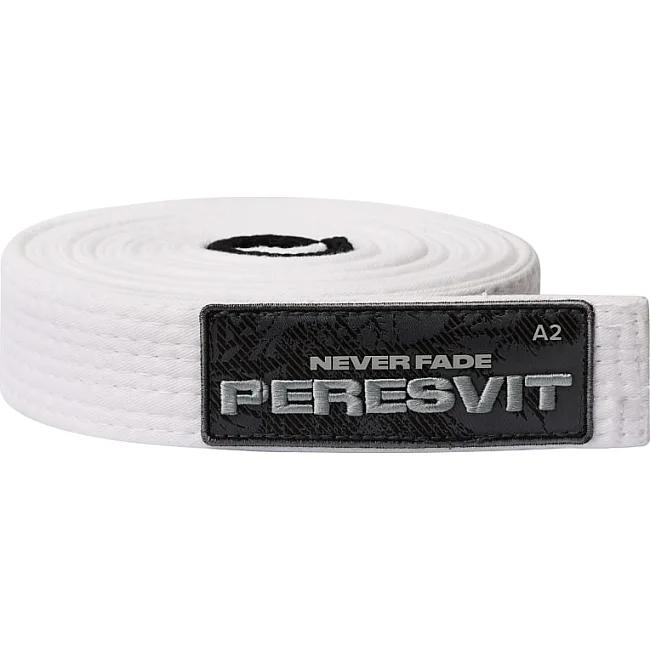 Пояс для кімоно PERESVIT Conflict Premium BJJ Belt White