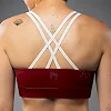 Жіночий спортивний бюстгальтер VENUM Serpenti Burgundy Ivory
