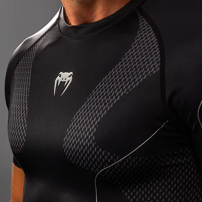 Рашгард VENUM Nexus Short Sleeve Black Silver
