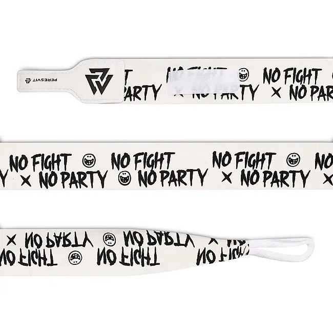 Бинты для бокса PERESVIT No Fight No Party Printed White