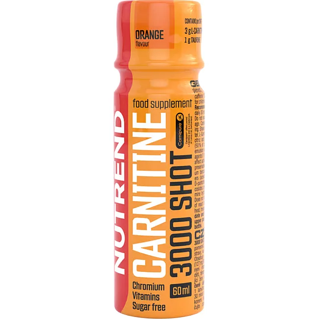 Жироспалювач Nutrend Carnitine 3000 Shot Orange
