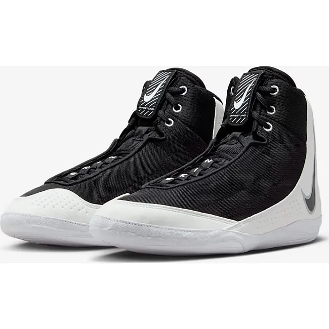 Борцовки NIKE Inflict 4 Black White Wolf Grey