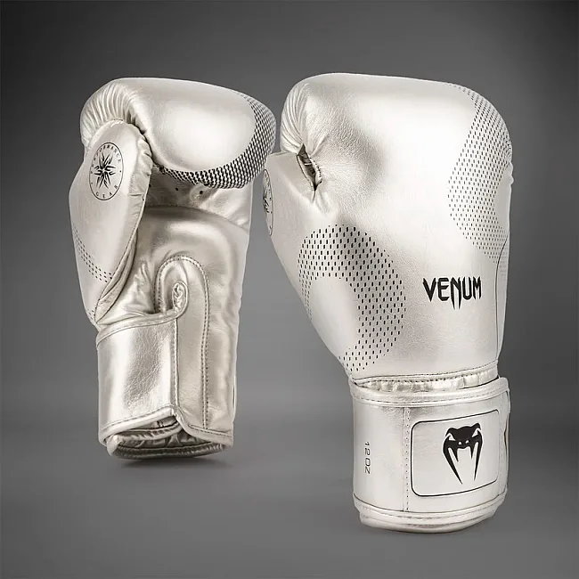 Перчатки для бокса VENUM Nexus Silver Black