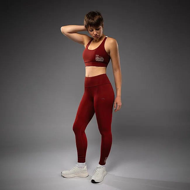 Леггинсы женские VENUM Serpenti Burgundy Ivory