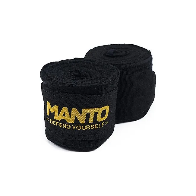 Бинты для бокса MANTO Defend V2 Black