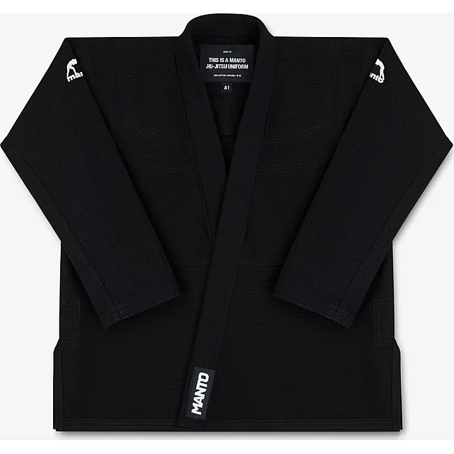Кимоно MANTO BASE 3.0 BJJ GI Black White