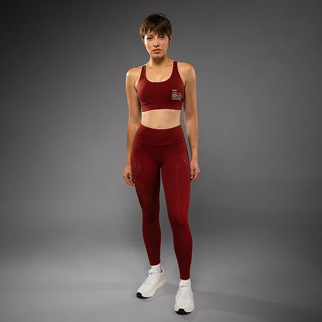 Леггинсы женские VENUM Serpenti Burgundy Ivory