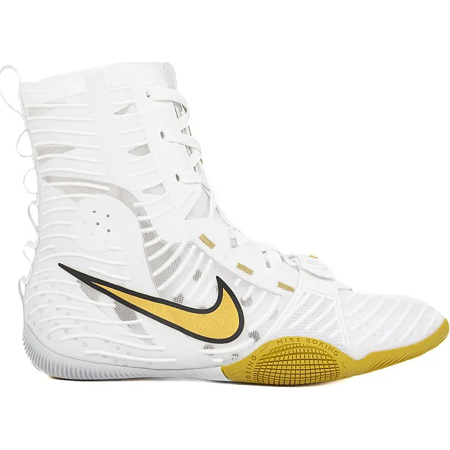 Боксерки для боксу NIKE Hyperko 3 White Metallic Gold