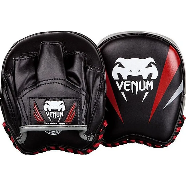 Лапы для бокса VENUM Light Black Red
