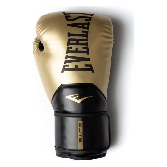 Рукавички для боксу EVERLAST Elite 2 Boxing Glove Gold Black