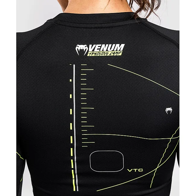 Рашгард жіночий VENUM Training Camp 4.0 - Black/Neon Green