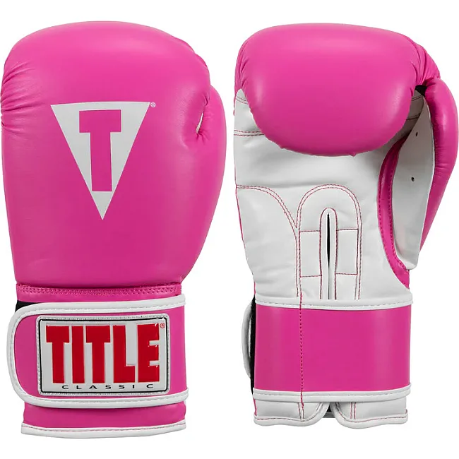 Перчатки для бокса TITLE Classic Pro Style Pink