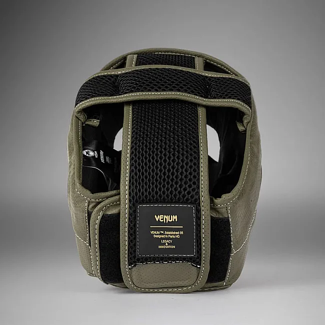 Боксерский шлем VENUM Impact Evo Scales Army Green