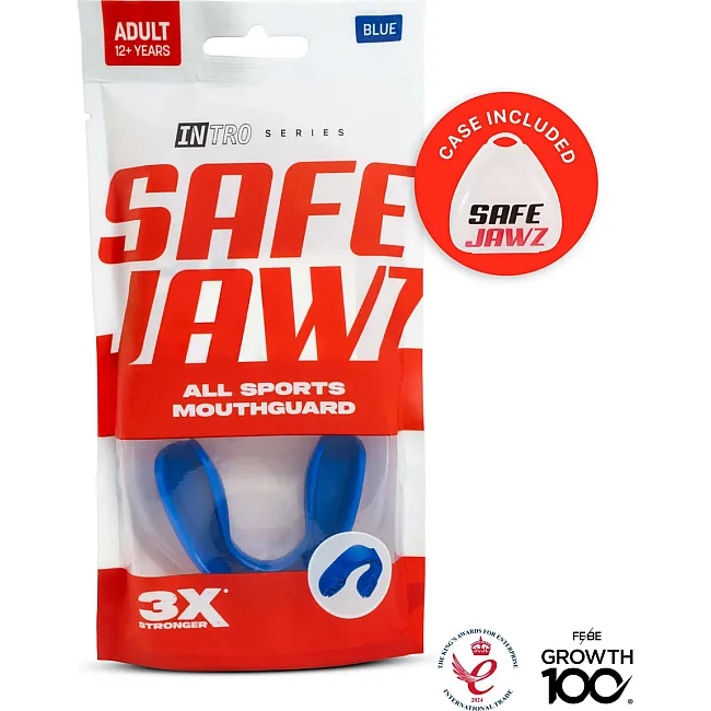 Капа для бокса SAFEJAWZ Intro Series Blue Senior