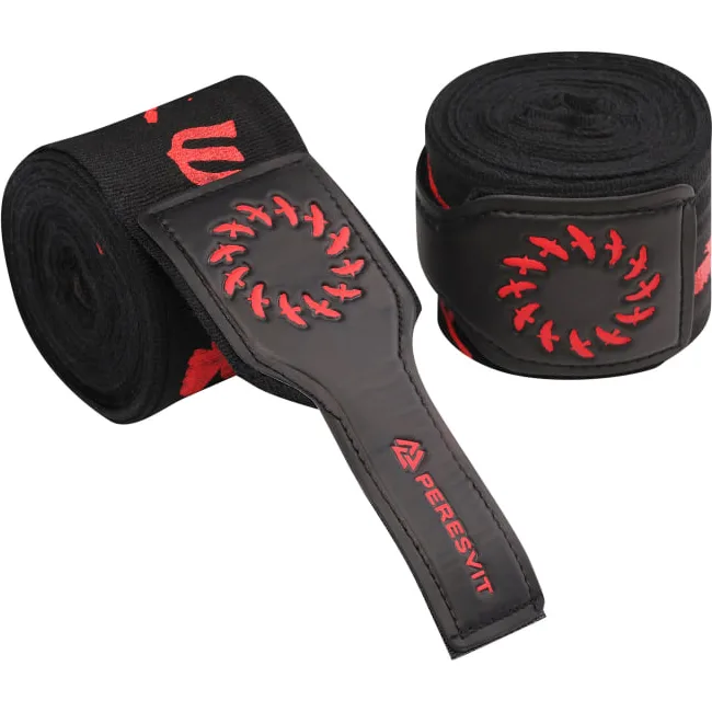 Бинты для бокса PERESVIT Valhalla Black Red