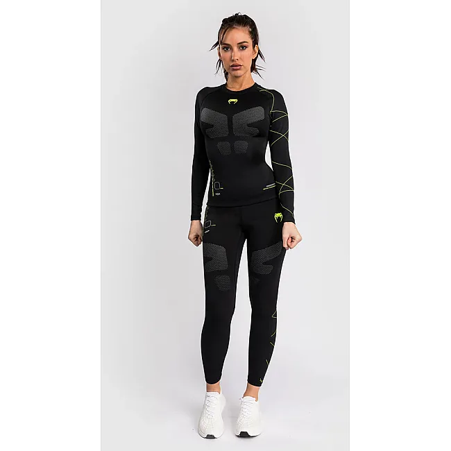 Рашгард жіночий VENUM Training Camp 4.0 - Black/Neon Green