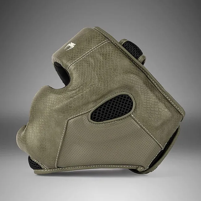 Боксерский шлем VENUM Impact Evo Scales Army Green