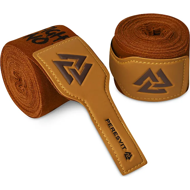 Бинты для бокса PERESVIT No Fight No Party Printed Brown