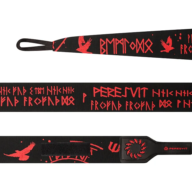 Бинты для бокса PERESVIT Valhalla Black Red