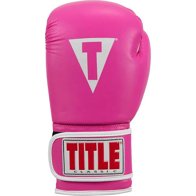 Перчатки для бокса TITLE Classic Pro Style Pink