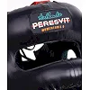 Боксерский шлем PERESVIT Momentum 2.0 Leather Armor Plating Deep Blue