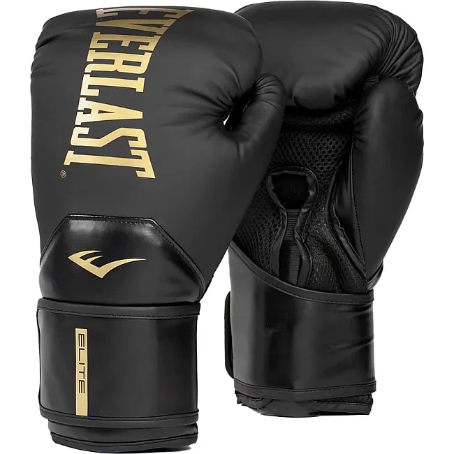 Перчатки для бокса EVERLAST Elite 2 Boxing Glove Black Gold
