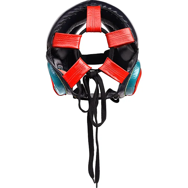 Боксерский шлем PERESVIT Momentum 2.0 Leather Armor Plating Deep Blue