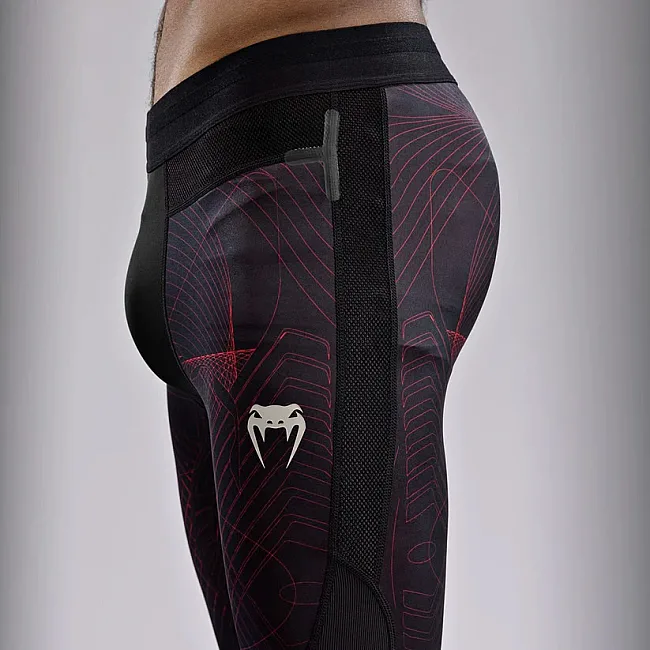 Легінси VENUM G-Fit Air Mens Deep Black Fire Red