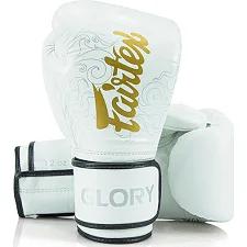боксерские перчатки FAIRTEX X Glory Kickboxing Competition and BGVG3 White Silver
